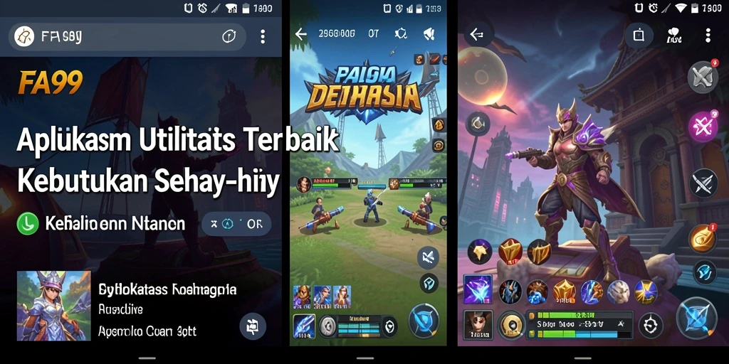 Tampilan aplikasi FA99 dengan fitur utilitas yang lengkap.