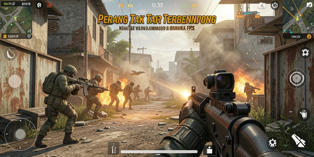 Gameplay seru di HARAPJP menampilkan aksi FPS yang mendebarkan.