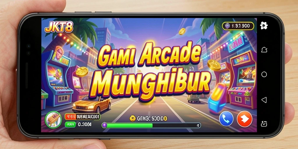 Screenshot JKT8 menunjukkan gameplay yang penuh aksi dan seru.