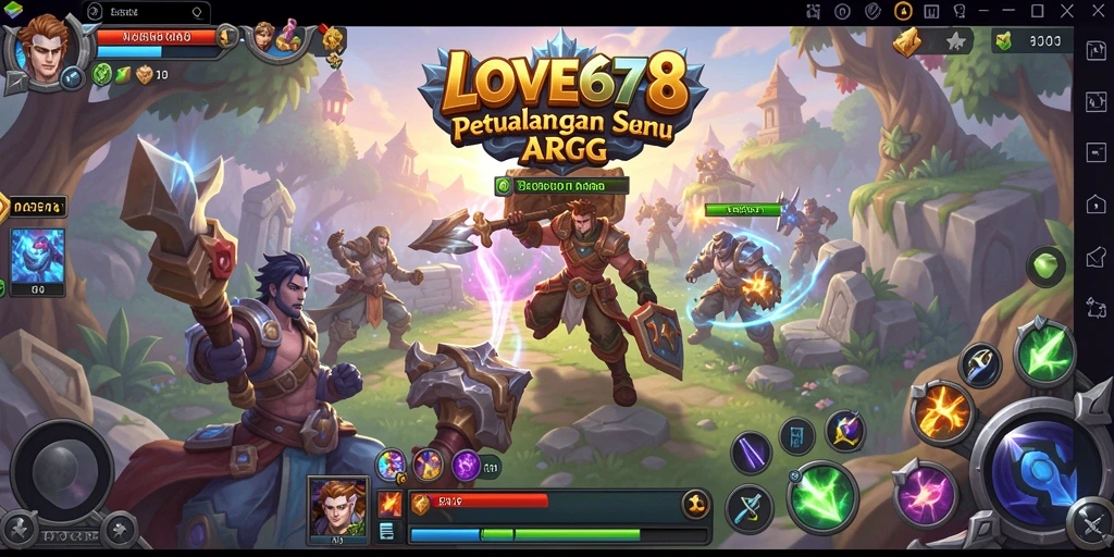 Tampilan gameplay seru dalam <strong>LOVE678</strong> dengan aksi bertarung yang spektakuler.
