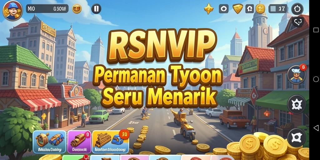 Tampilan gameplay RSNVIP yang menarik dan interaktif dalam kategori Tycoon.