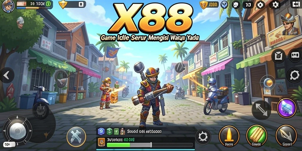 Tampilan gameplay X88 yang menawan dan menarik perhatian.